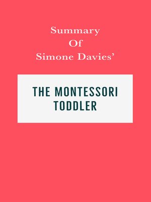 cover image of Summary of Simone Davies' the Montessori Toddler